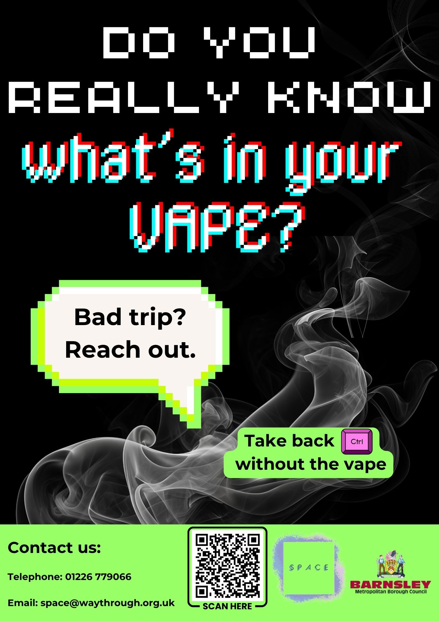 THC Vape Campaign Poster